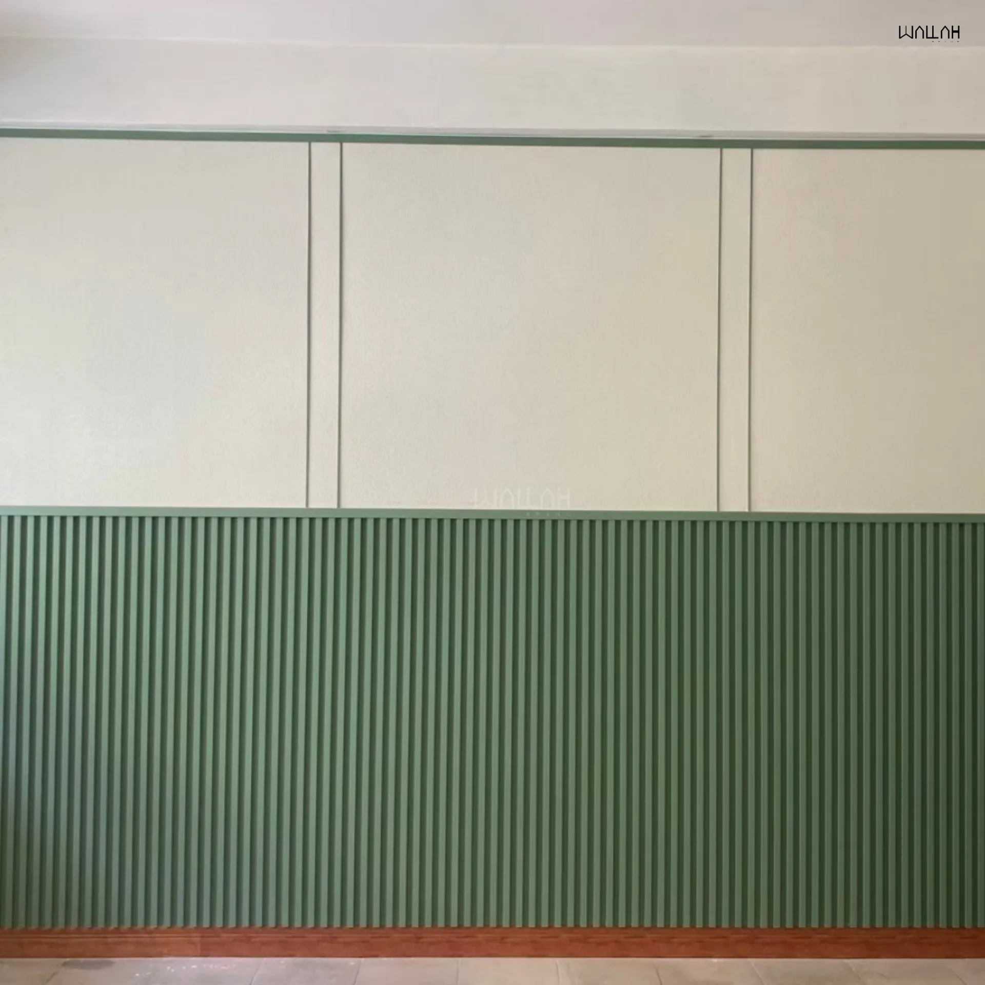 Wallah Brand แผ่นผนังลายไม้ ไม้ระแนงตกแต่งผนัง WPC