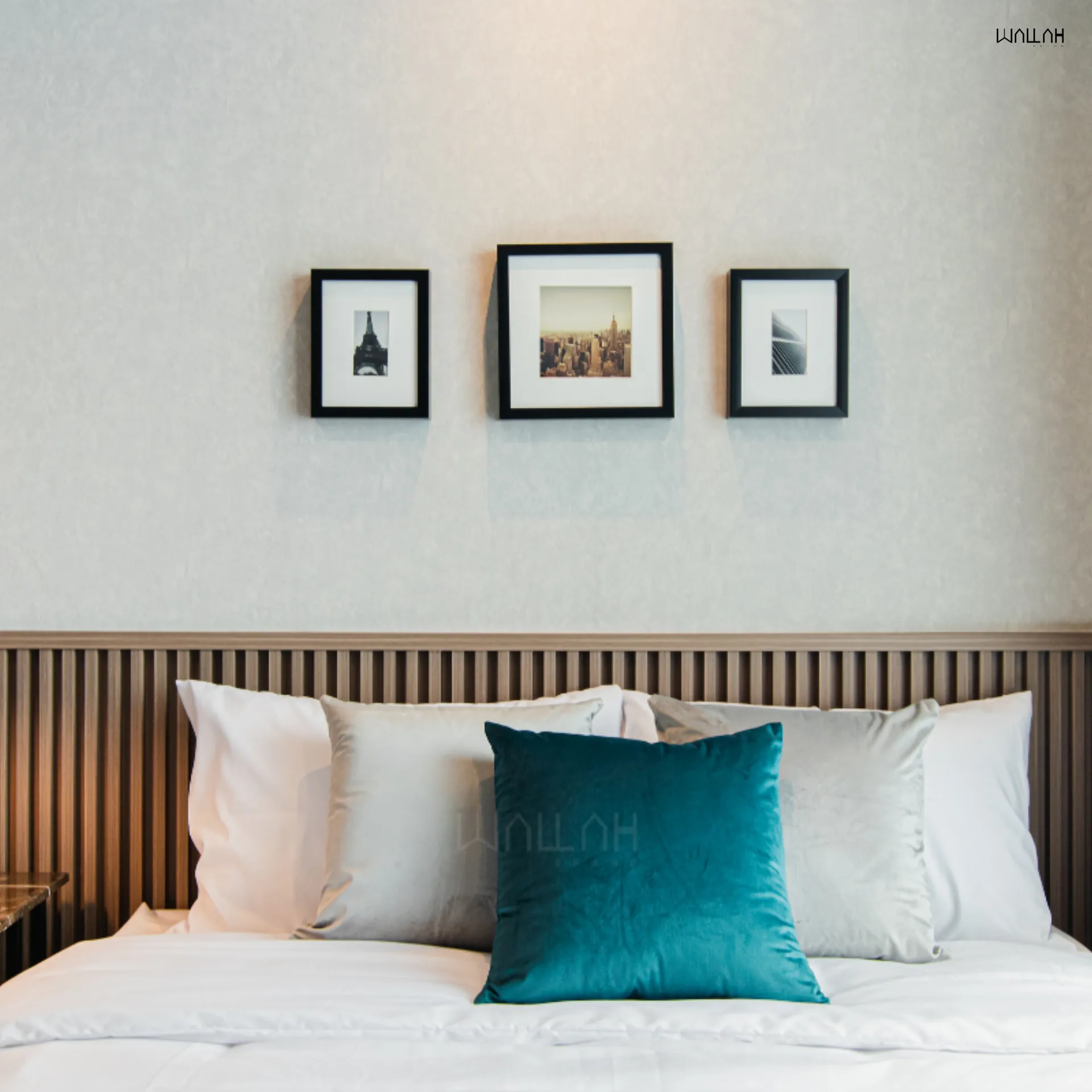 Wallah Brand แผ่นผนังลายไม้ ไม้ระแนงตกแต่งผนัง WPC