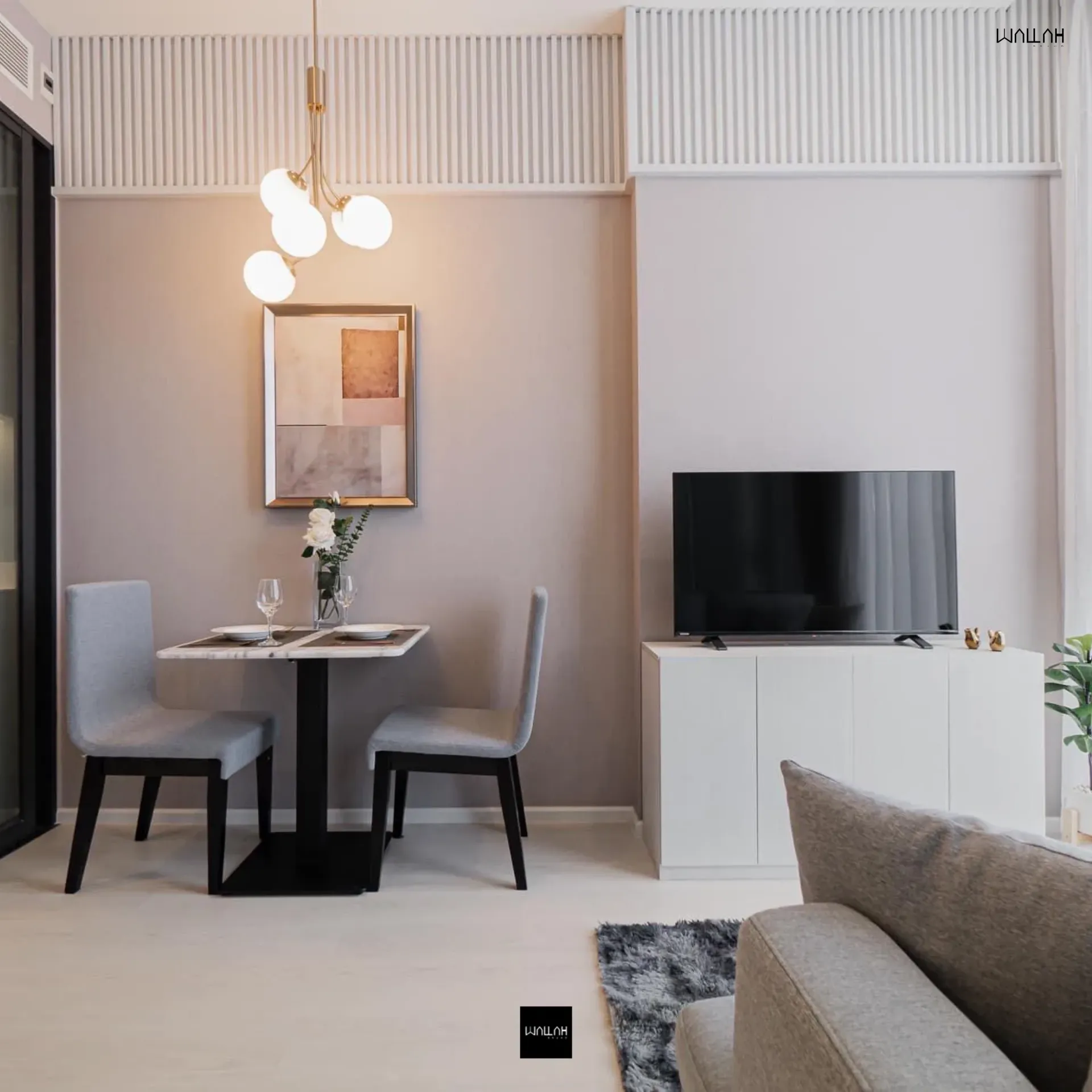 Wallah Brand แผ่นผนังลายไม้ ไม้ระแนงตกแต่งผนัง WPC