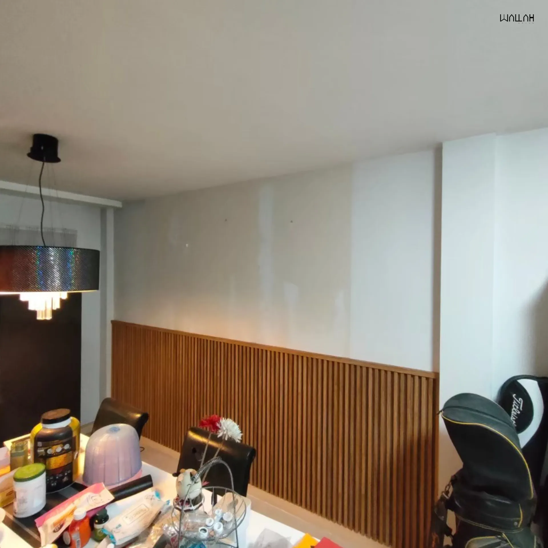 Wallah Brand แผ่นผนังลายไม้ ไม้ระแนงตกแต่งผนัง WPC