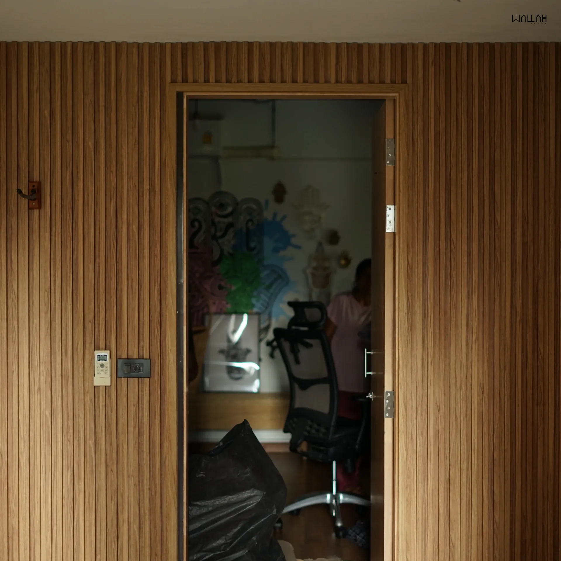 Wallah Brand แผ่นผนังลายไม้ ไม้ระแนงตกแต่งผนัง WPC