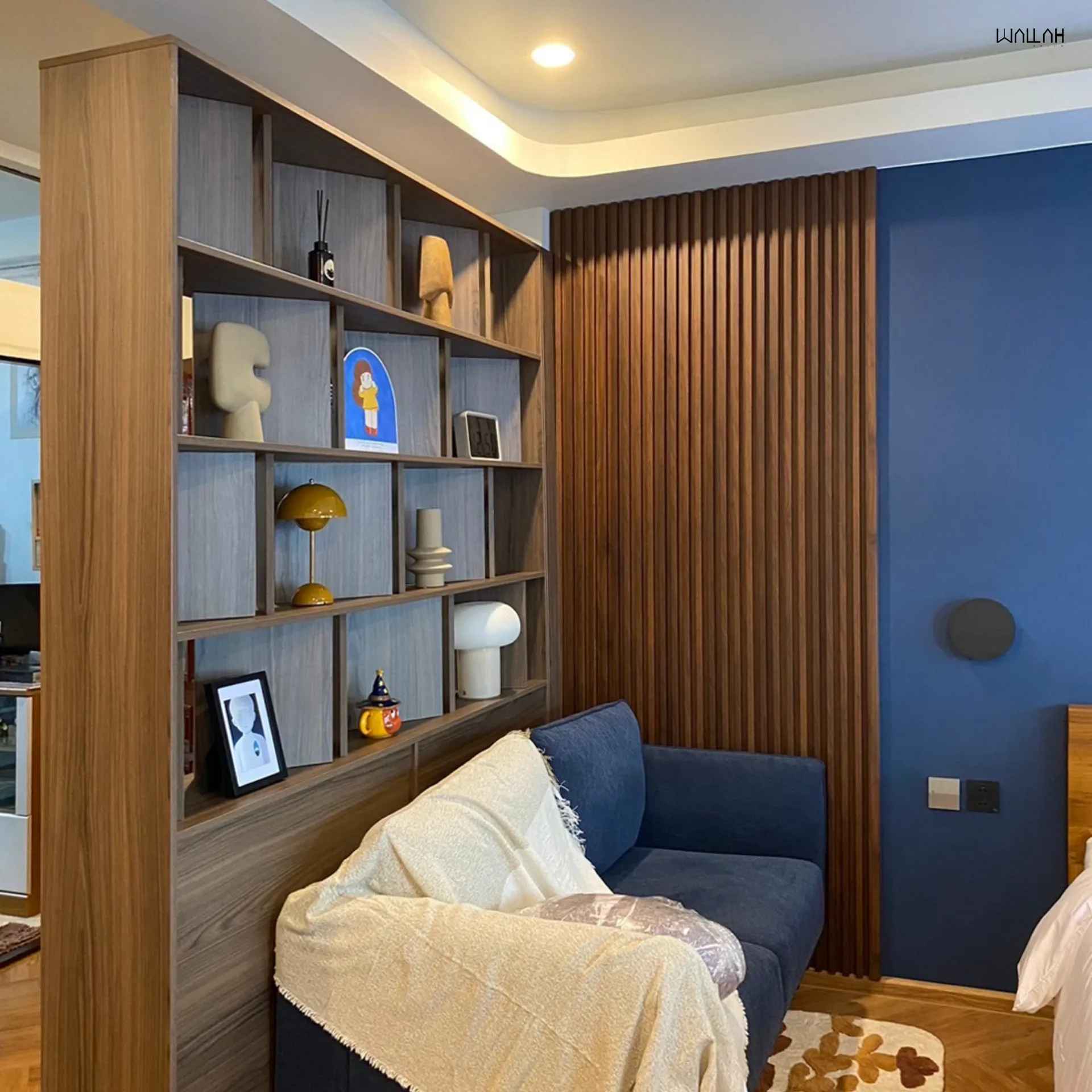 Wallah Brand แผ่นผนังลายไม้ ไม้ระแนงตกแต่งผนัง WPC