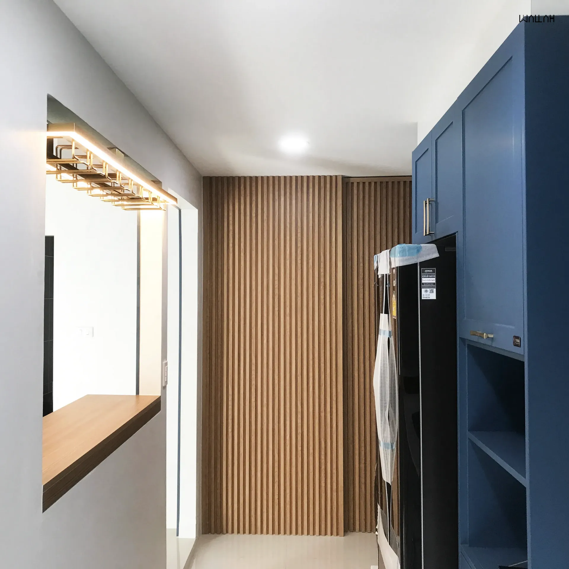 Wallah Brand แผ่นผนังลายไม้ ไม้ระแนงตกแต่งผนัง WPC