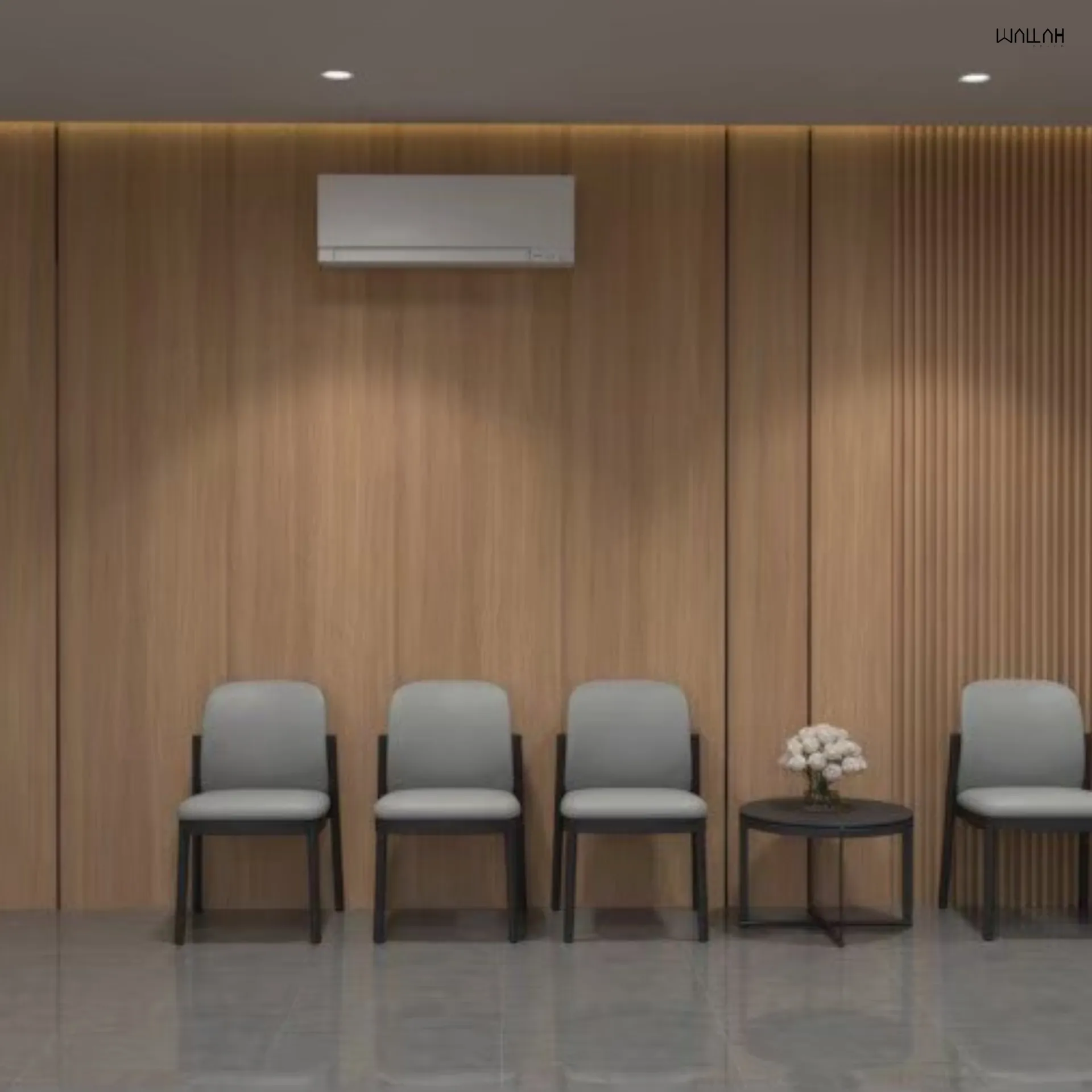 Wallah Brand แผ่นผนังลายไม้ ไม้ระแนงตกแต่งผนัง WPC