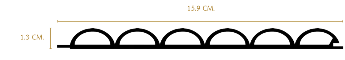 Wallah Brand แผ่นผนังลายไม้ ไม้ระแนงตกแต่งผนัง WPC ผนังตกแต่งภายใน
