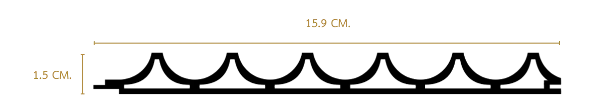 Wallah Brand แผ่นผนังลายไม้ ไม้ระแนงตกแต่งผนัง WPC ผนังตกแต่งภายใน
