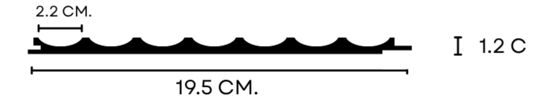 Wallah Brand แผ่นผนังลายไม้ ไม้ระแนงตกแต่งผนัง WPC ผนังตกแต่งภายใน