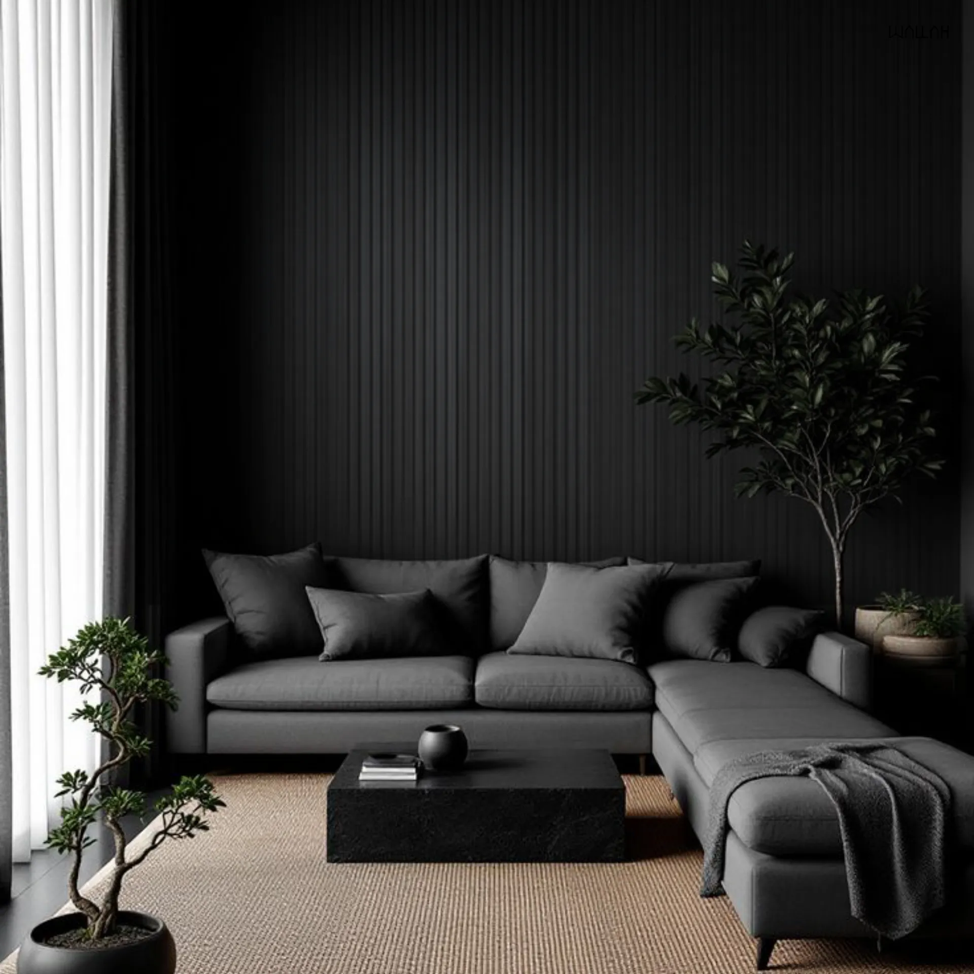 Wallah Brand แผ่นผนังลายไม้ ไม้ระแนงตกแต่งผนัง WPC ผนังตกแต่งภายใน