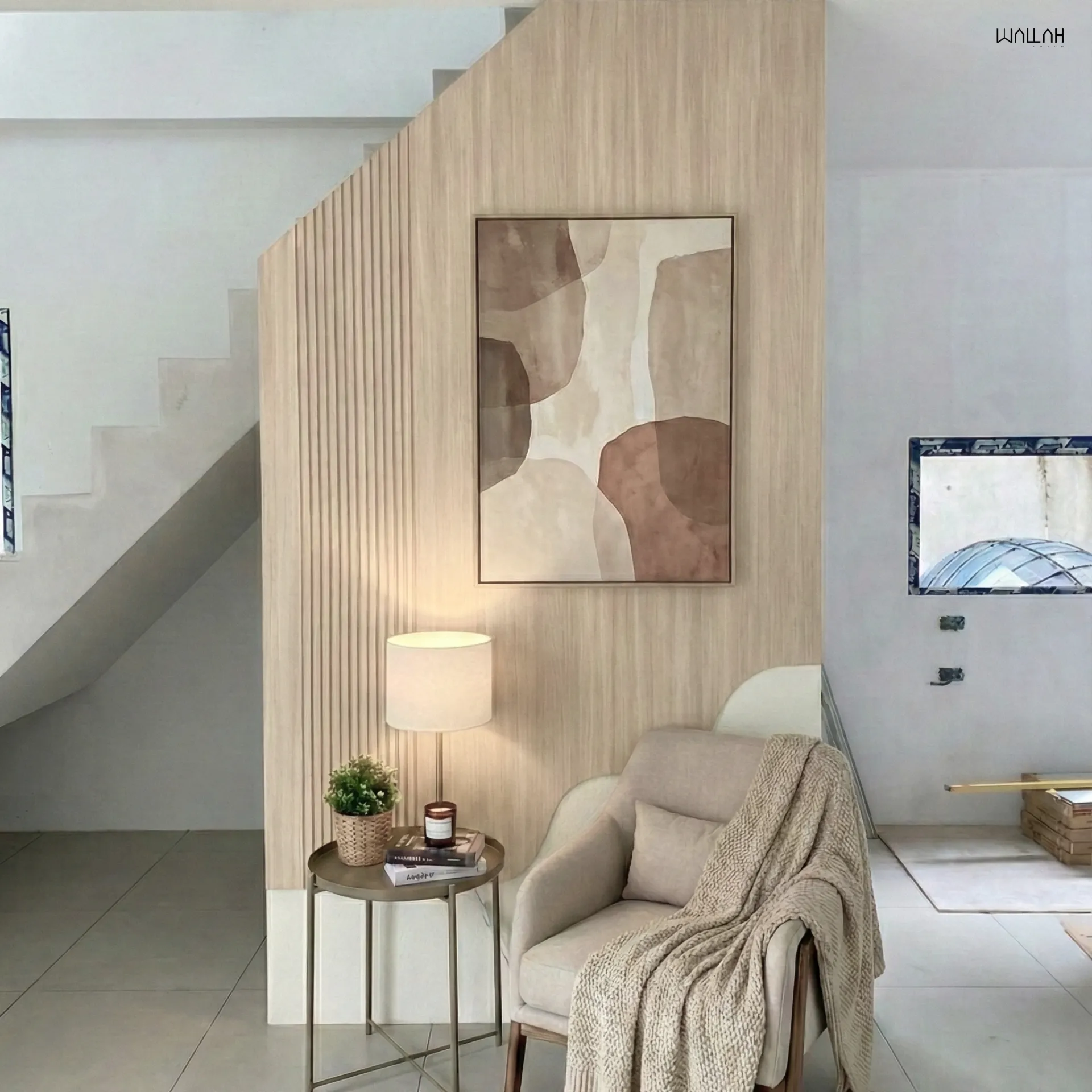 แผ่นผนังลายไม้ ไม้ระแนงตกแต่งผนัง WPC | WALLAH