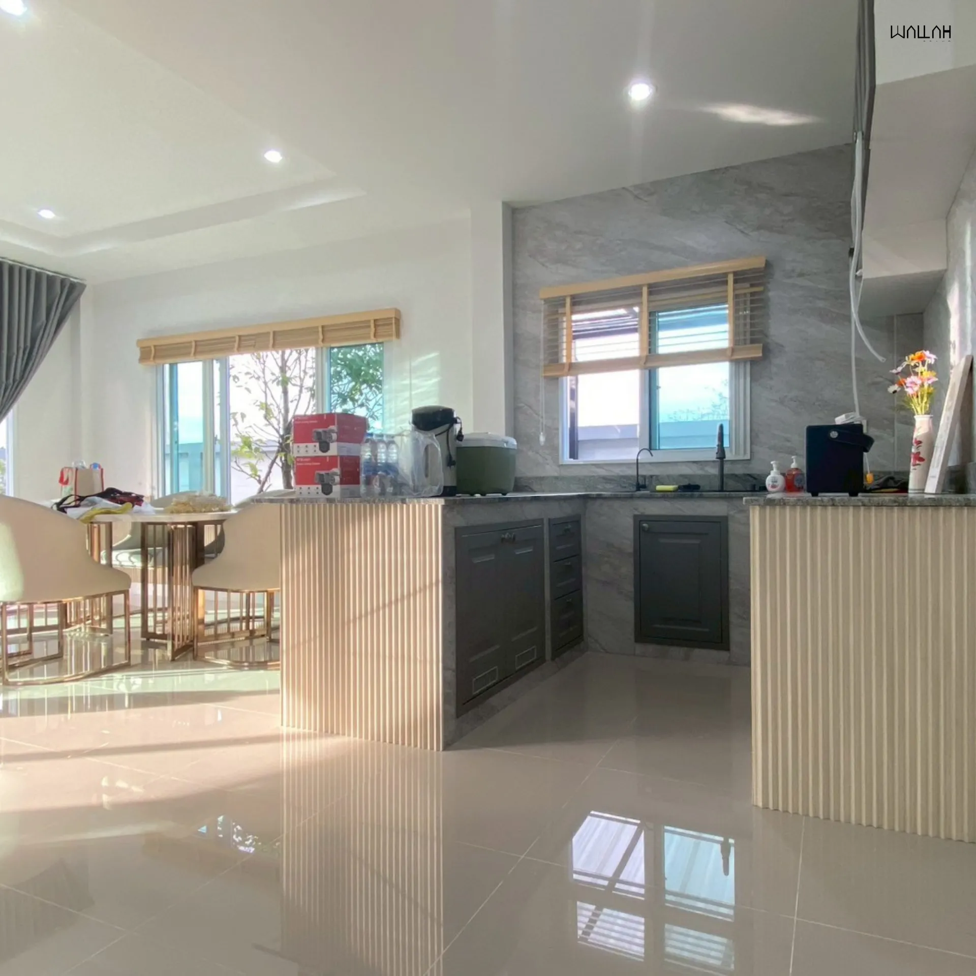 แผ่นผนังลายไม้ ไม้ระแนงตกแต่งผนัง WPC | WALLAH