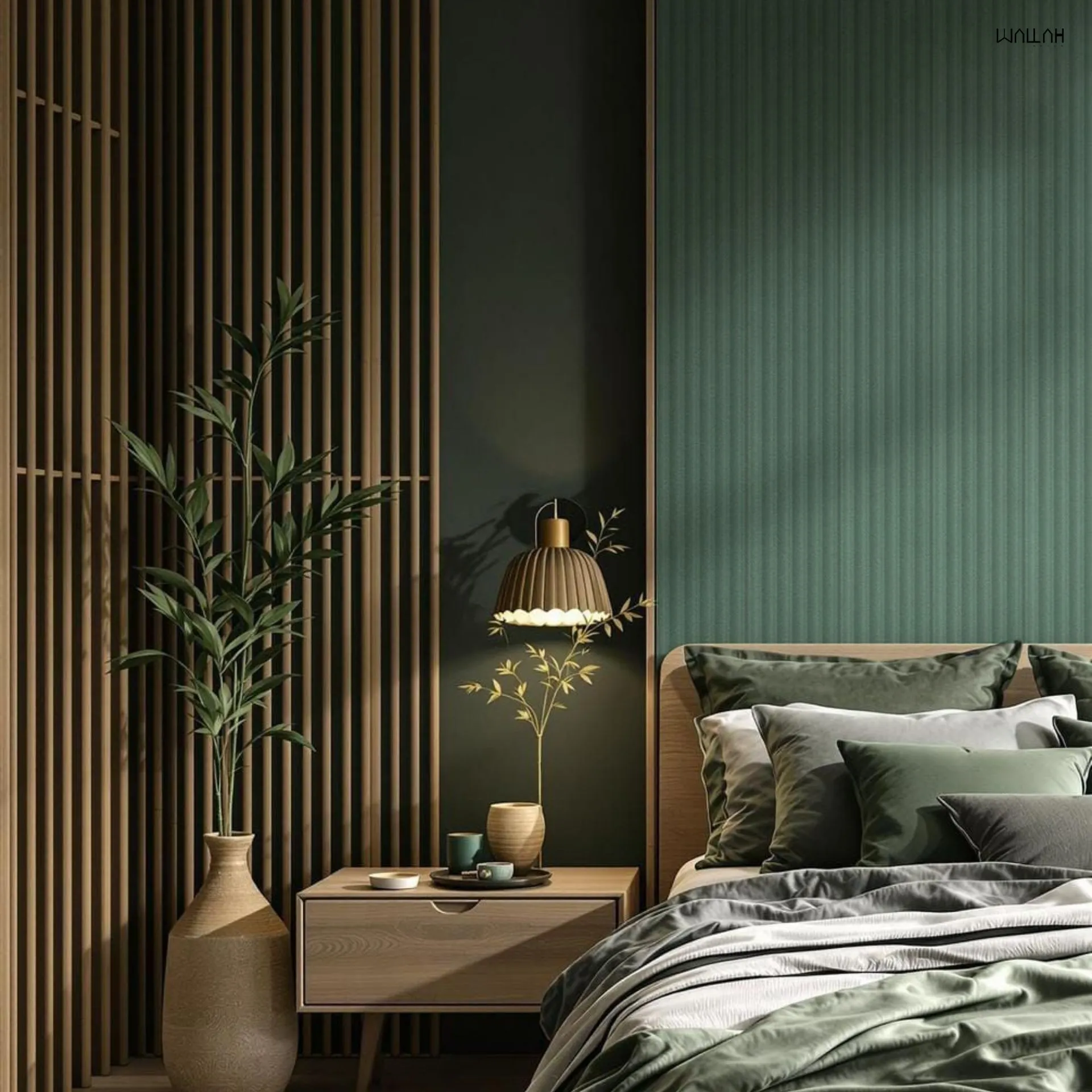 แผ่นผนังลายไม้ ไม้ระแนงตกแต่งผนัง WPC | WALLAH