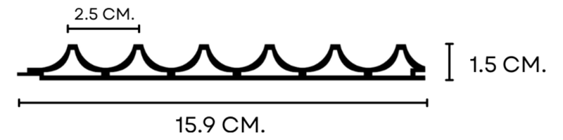 Wallah Brand แผ่นผนังลายไม้ ไม้ระแนงตกแต่งผนัง WPC ผนังตกแต่งภายใน