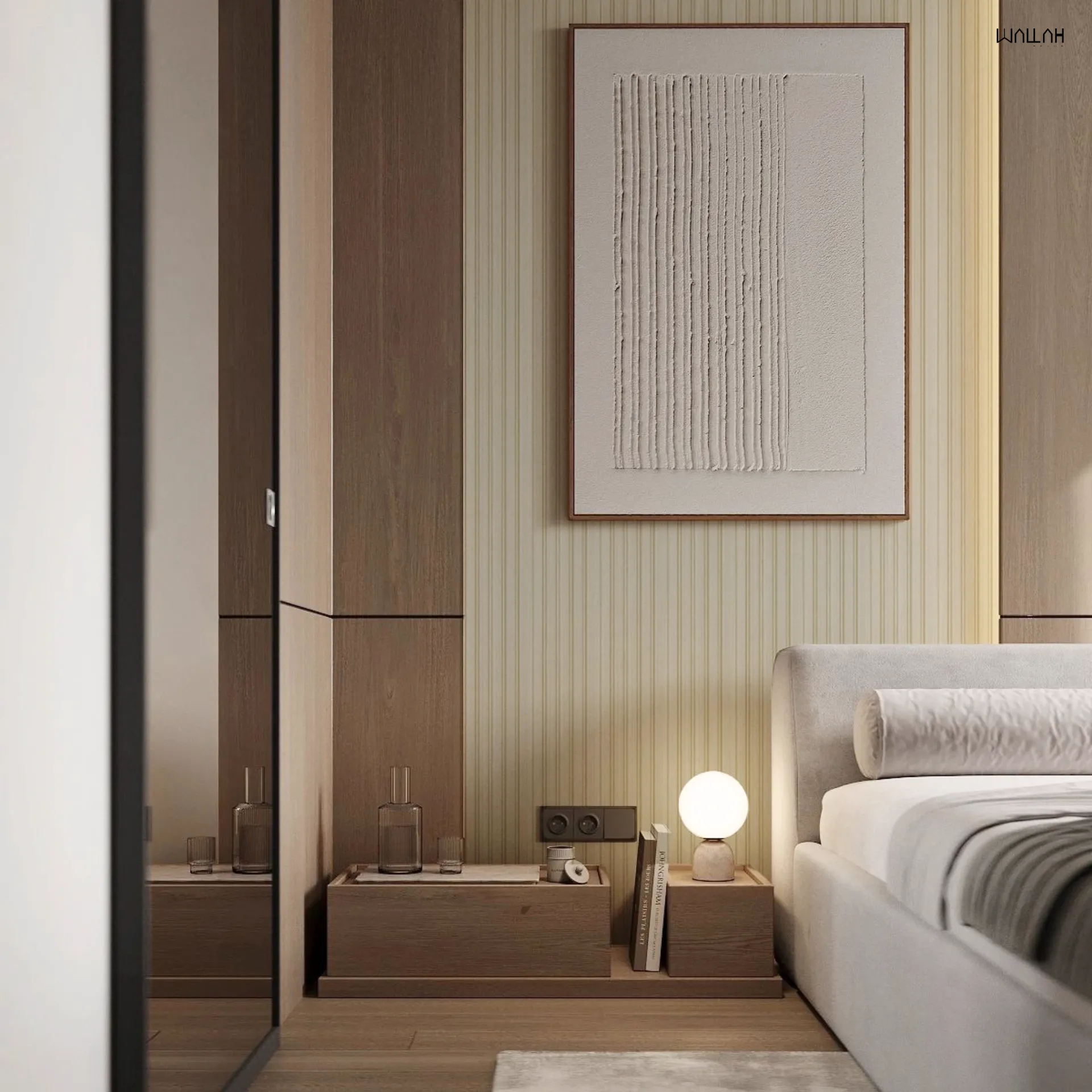 แผ่นผนังลายไม้ ไม้ระแนงตกแต่งผนัง WPC | WALLAH