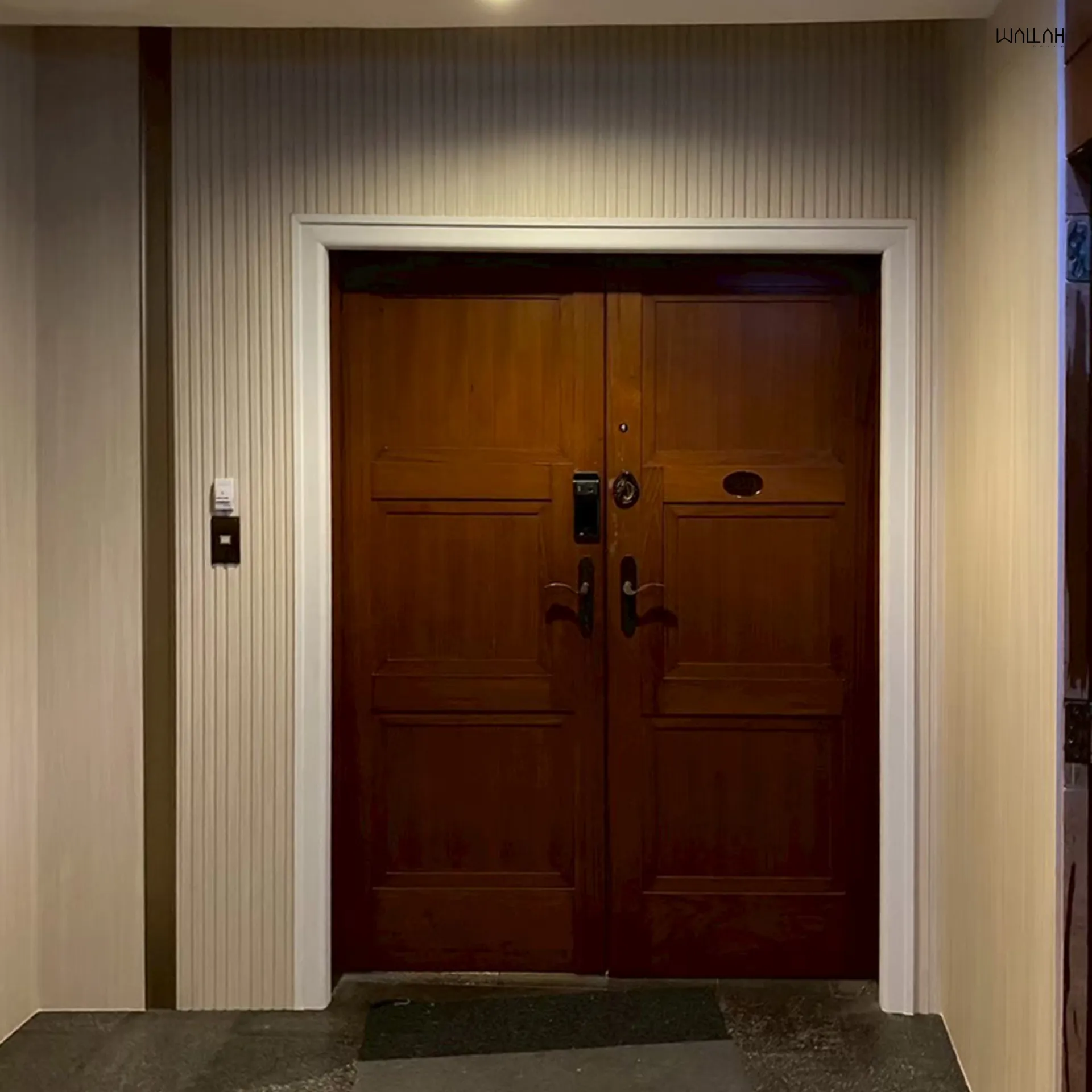 แผ่นผนังลายไม้ ไม้ระแนงตกแต่งผนัง WPC | WALLAH