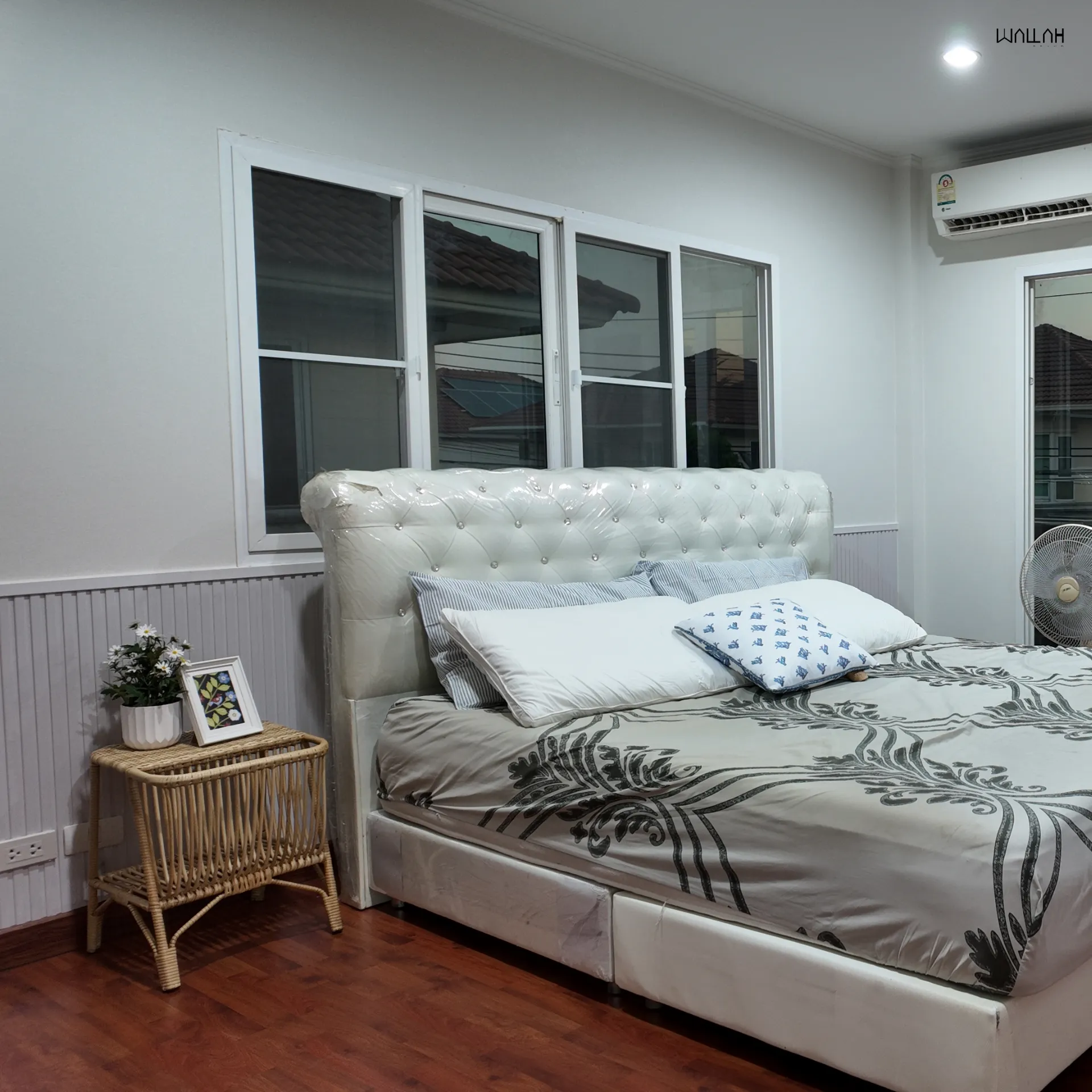 แผ่นผนังลายไม้ ไม้ระแนงตกแต่งผนัง WPC | WALLAH