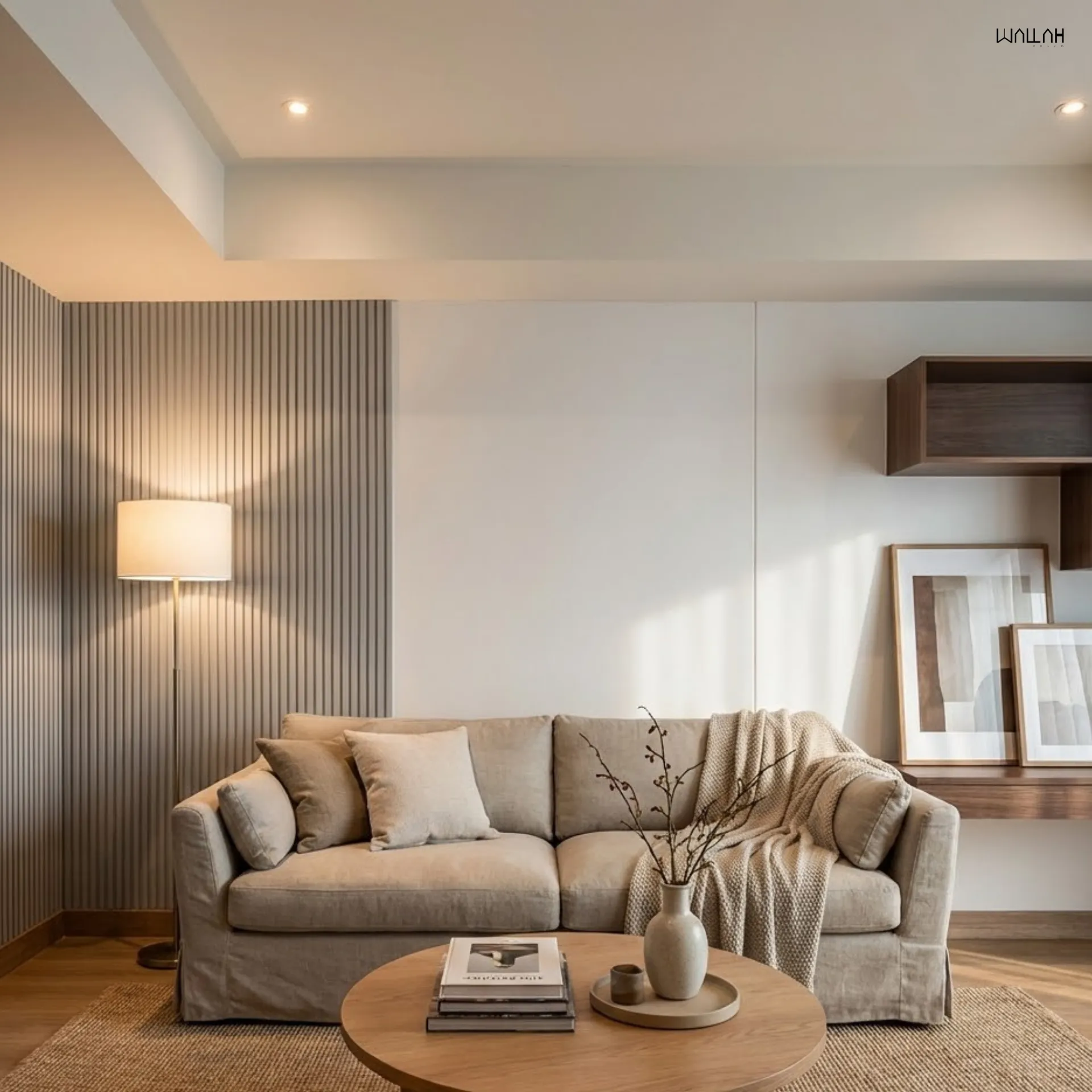 แผ่นผนังลายไม้ ไม้ระแนงตกแต่งผนัง WPC | WALLAH