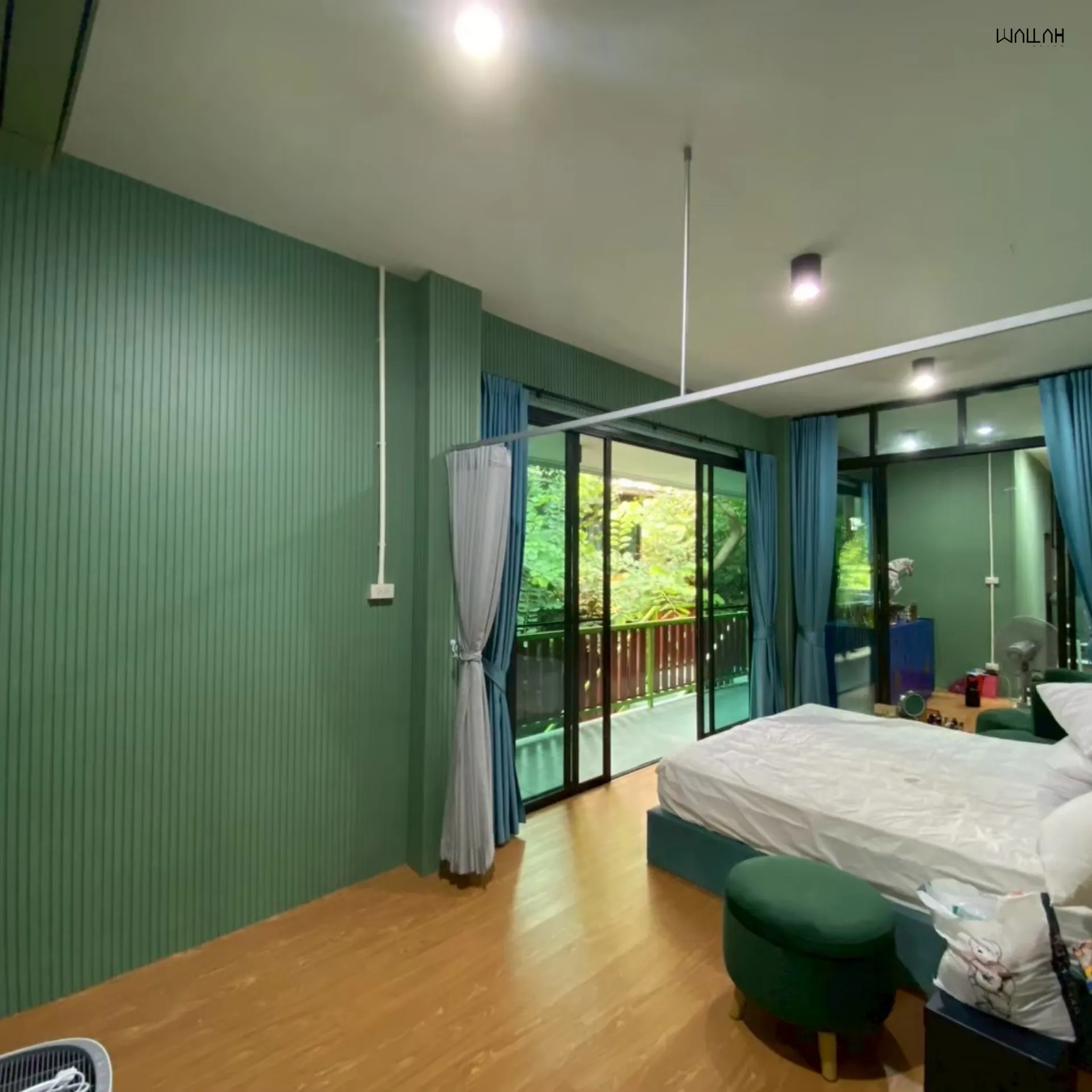 แผ่นผนังลายไม้ ไม้ระแนงตกแต่งผนัง WPC | WALLAH