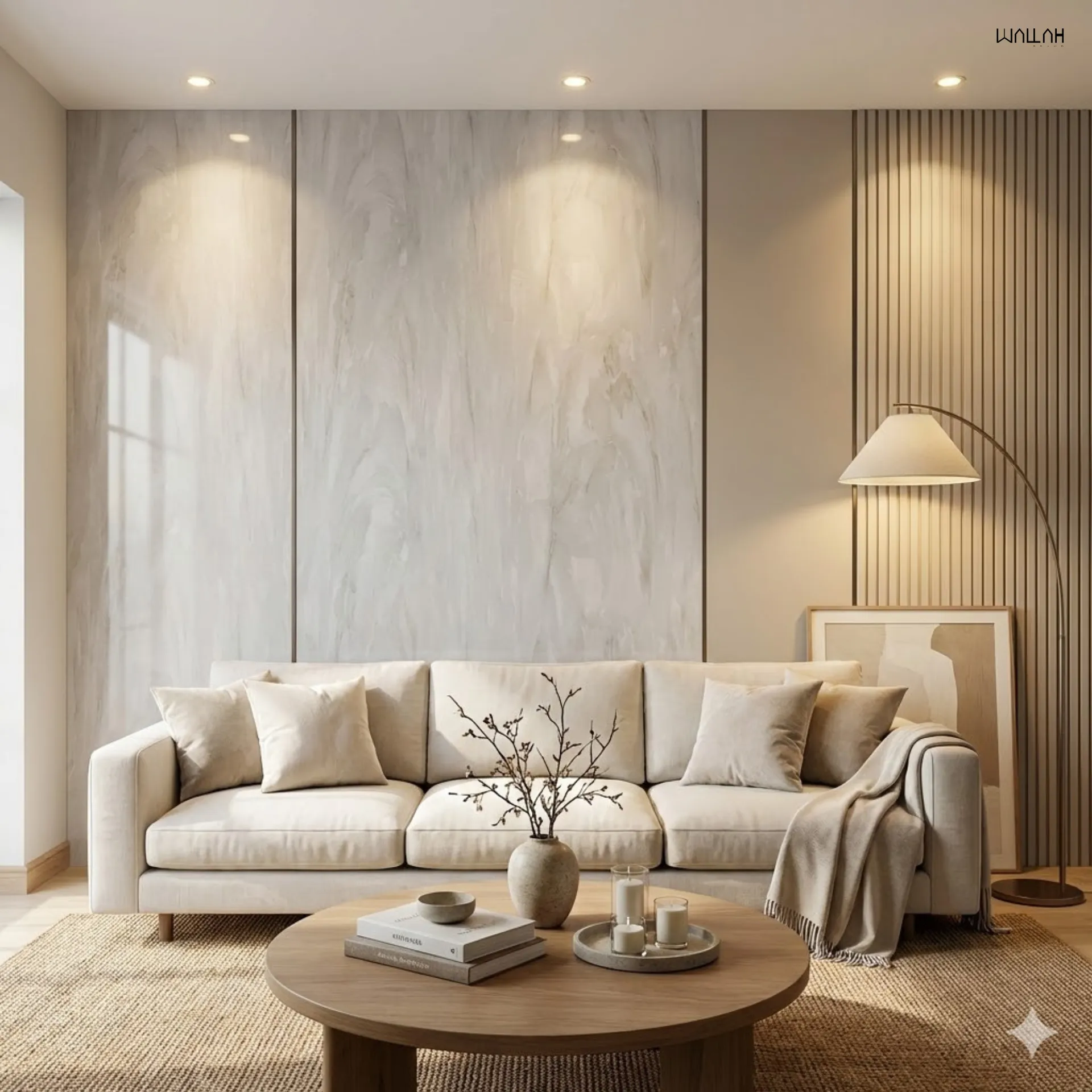 แผ่นผนังลายไม้ ไม้ระแนงตกแต่งผนัง WPC | WALLAH