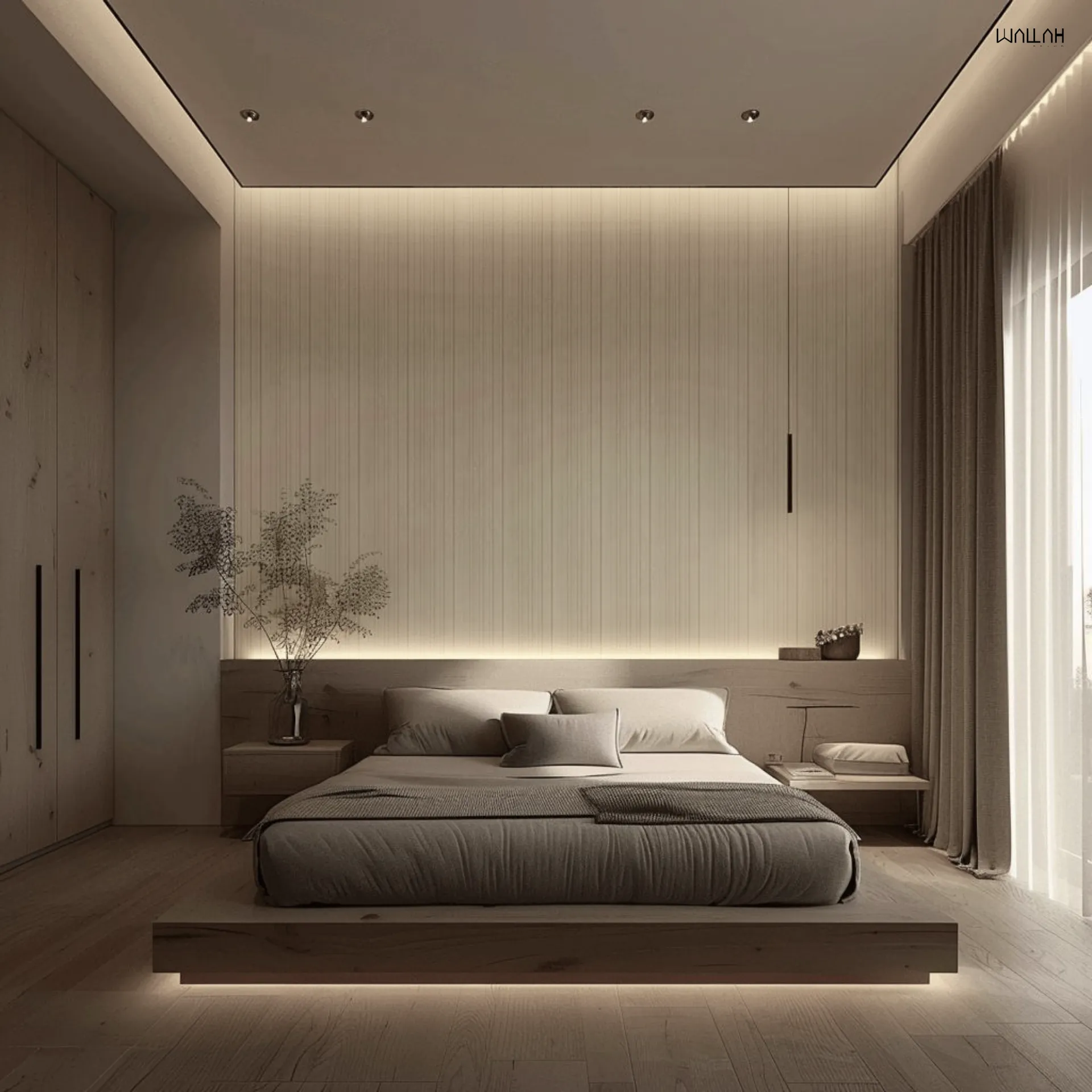 แผ่นผนังลายไม้ ไม้ระแนงตกแต่งผนัง WPC | WALLAH