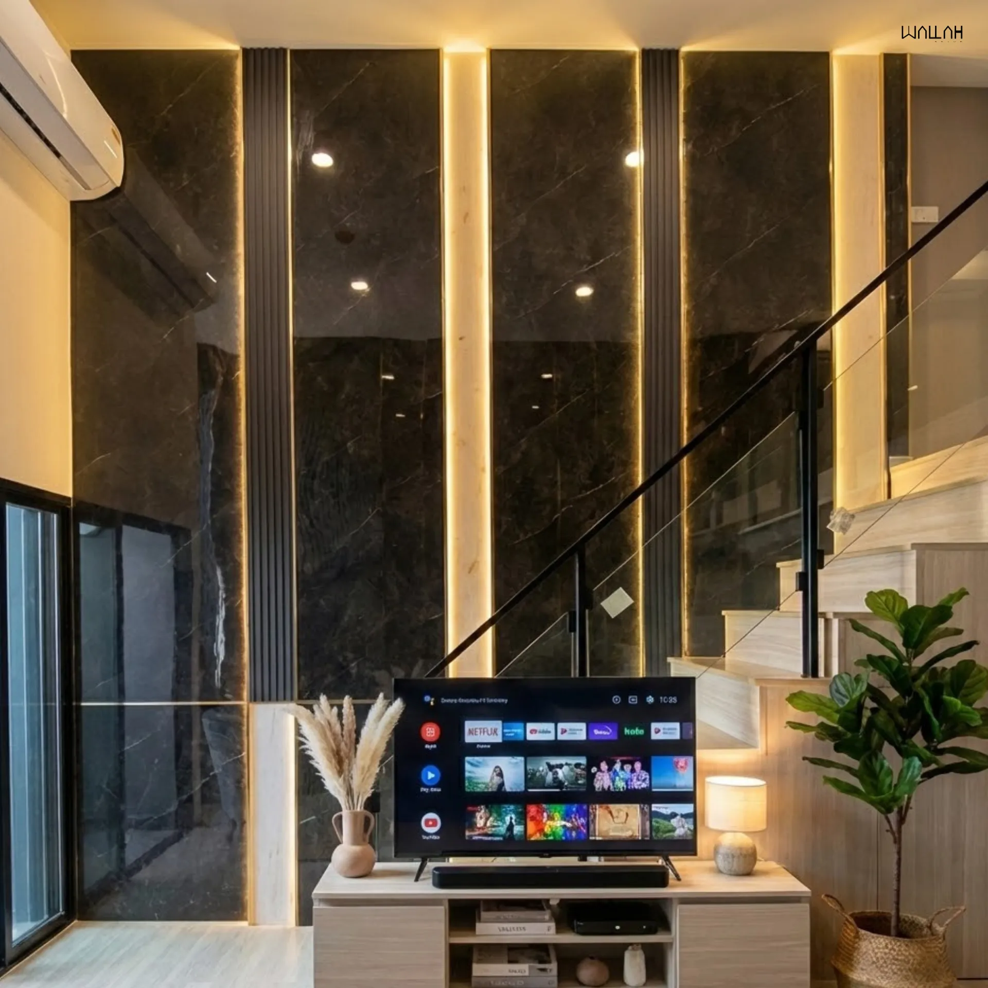 แผ่นผนังลายไม้ ไม้ระแนงตกแต่งผนัง WPC | WALLAH