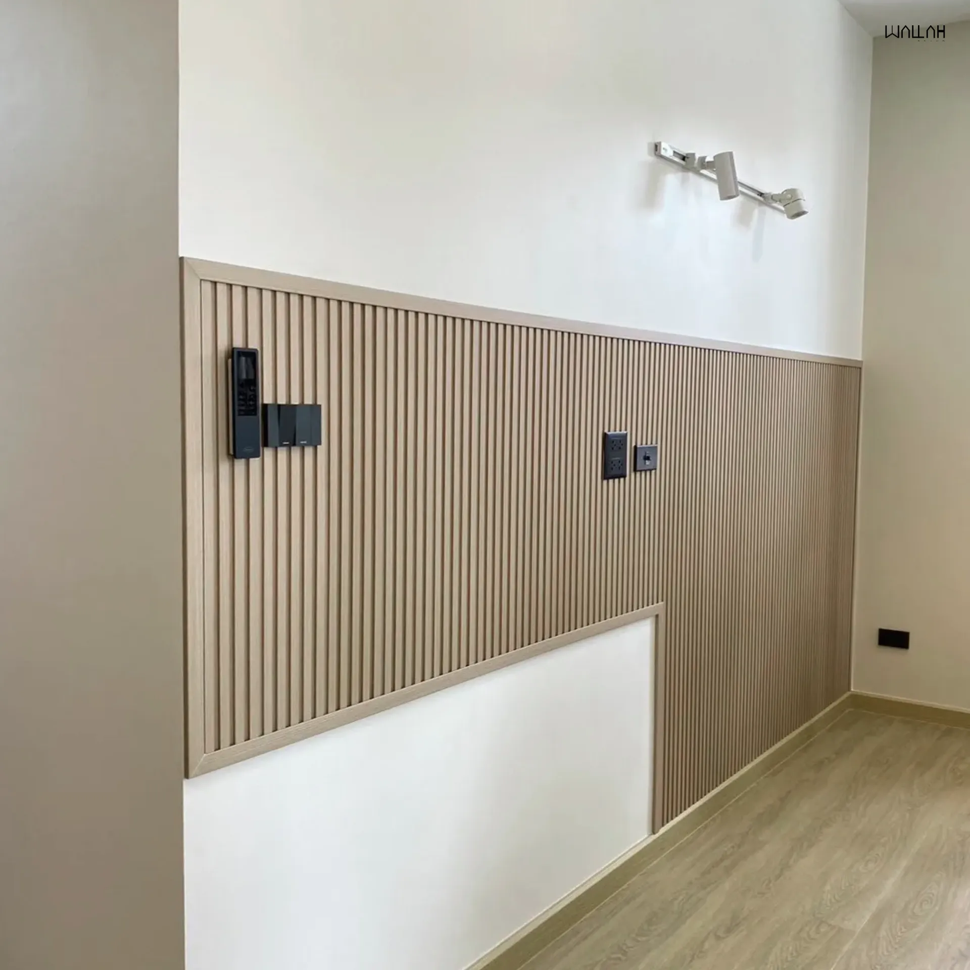 แผ่นผนังลายไม้ ไม้ระแนงตกแต่งผนัง WPC | WALLAH