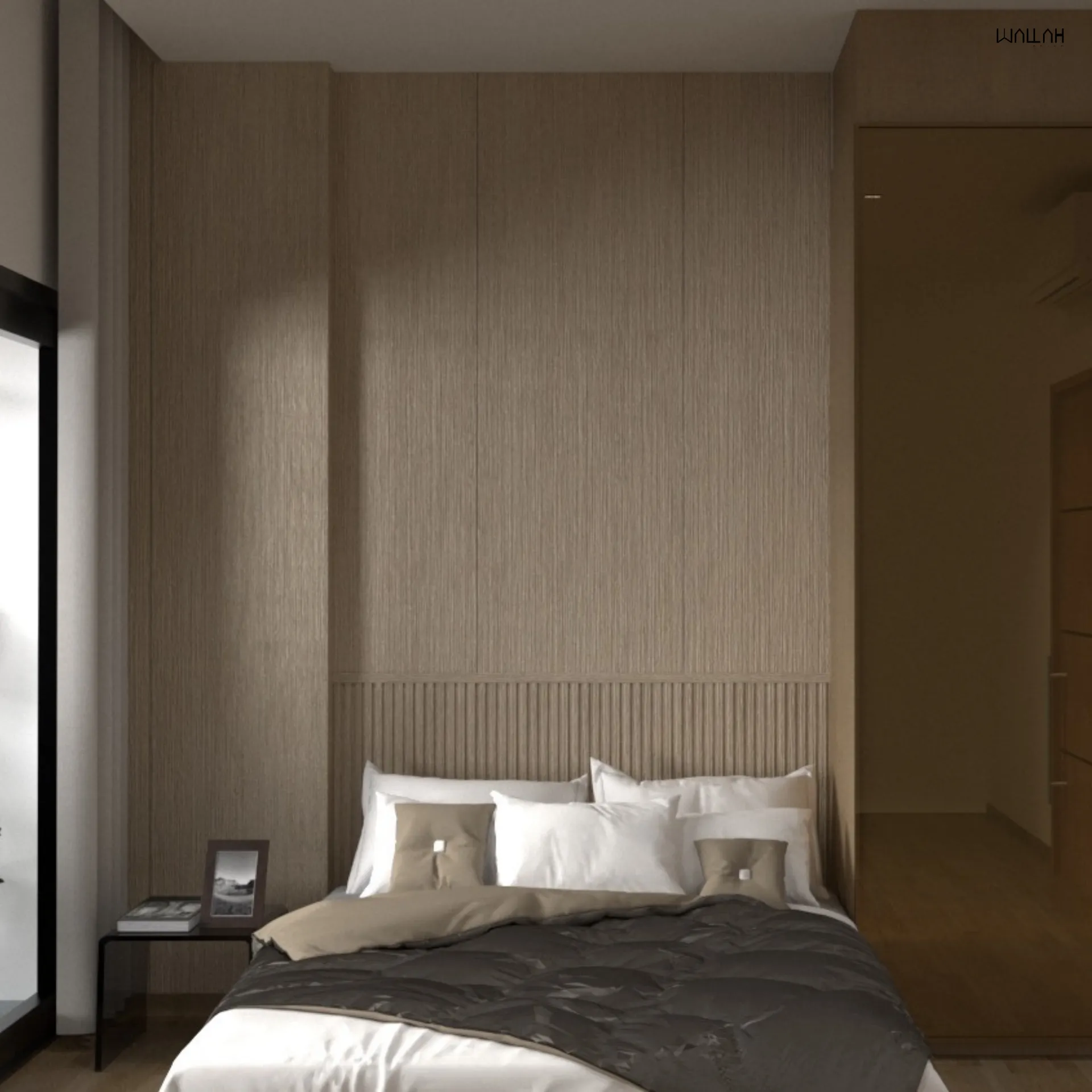 แผ่นผนังลายไม้ ไม้ระแนงตกแต่งผนัง WPC | WALLAH