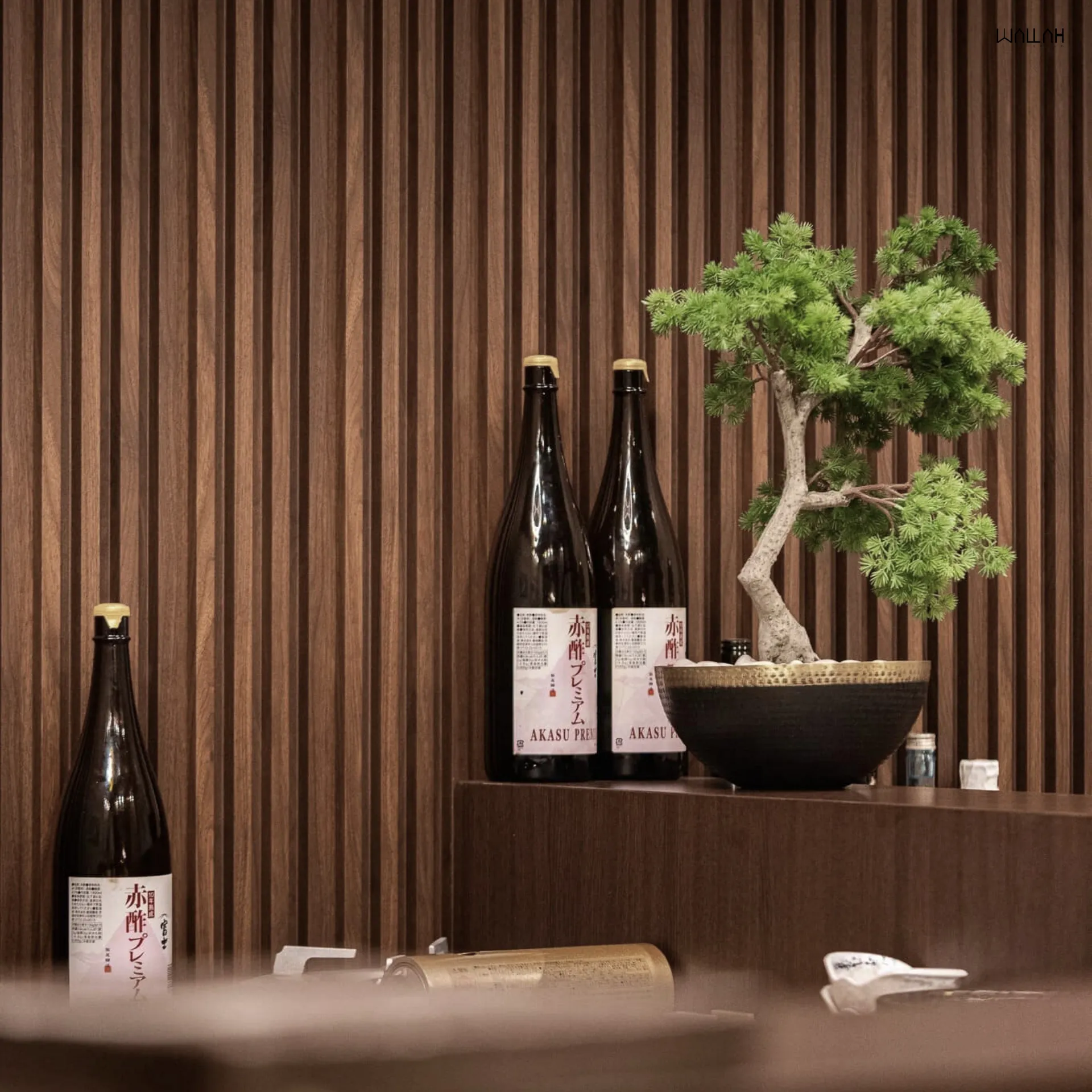 แผ่นผนังลายไม้ ไม้ระแนงตกแต่งผนัง WPC | WALLAH