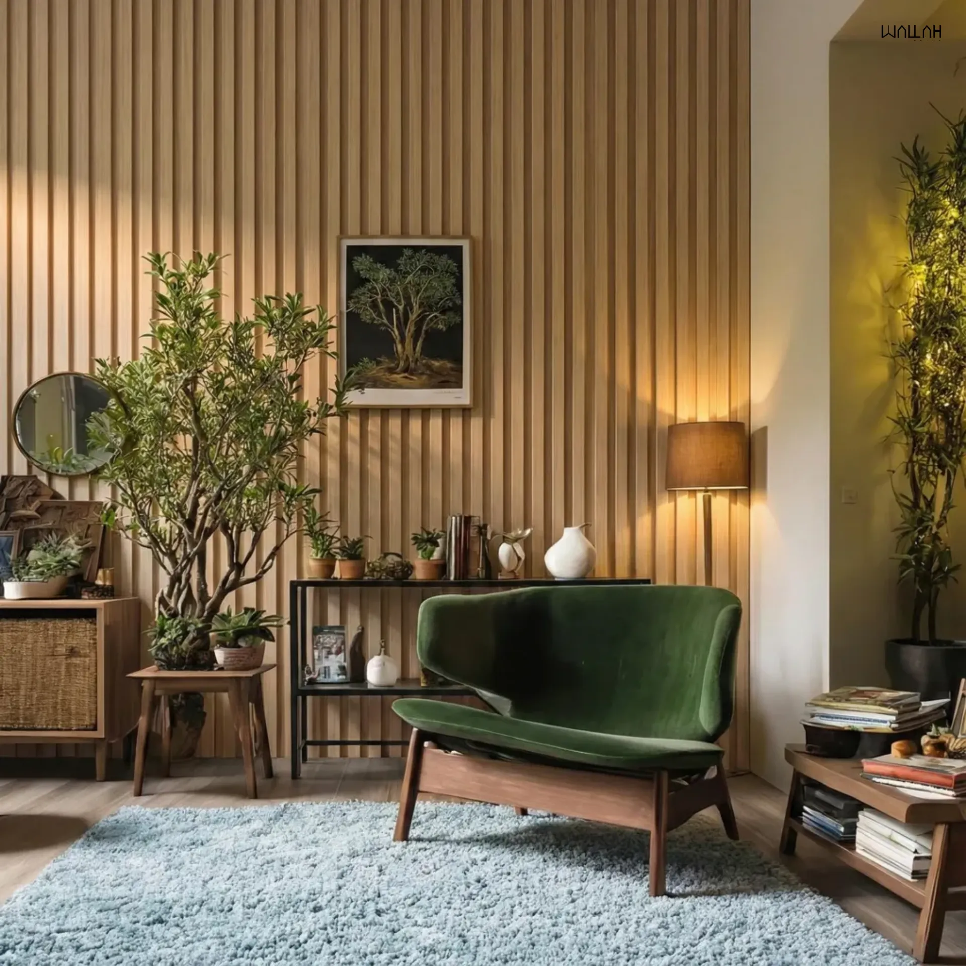 แผ่นผนังลายไม้ ไม้ระแนงตกแต่งผนัง WPC | WALLAH