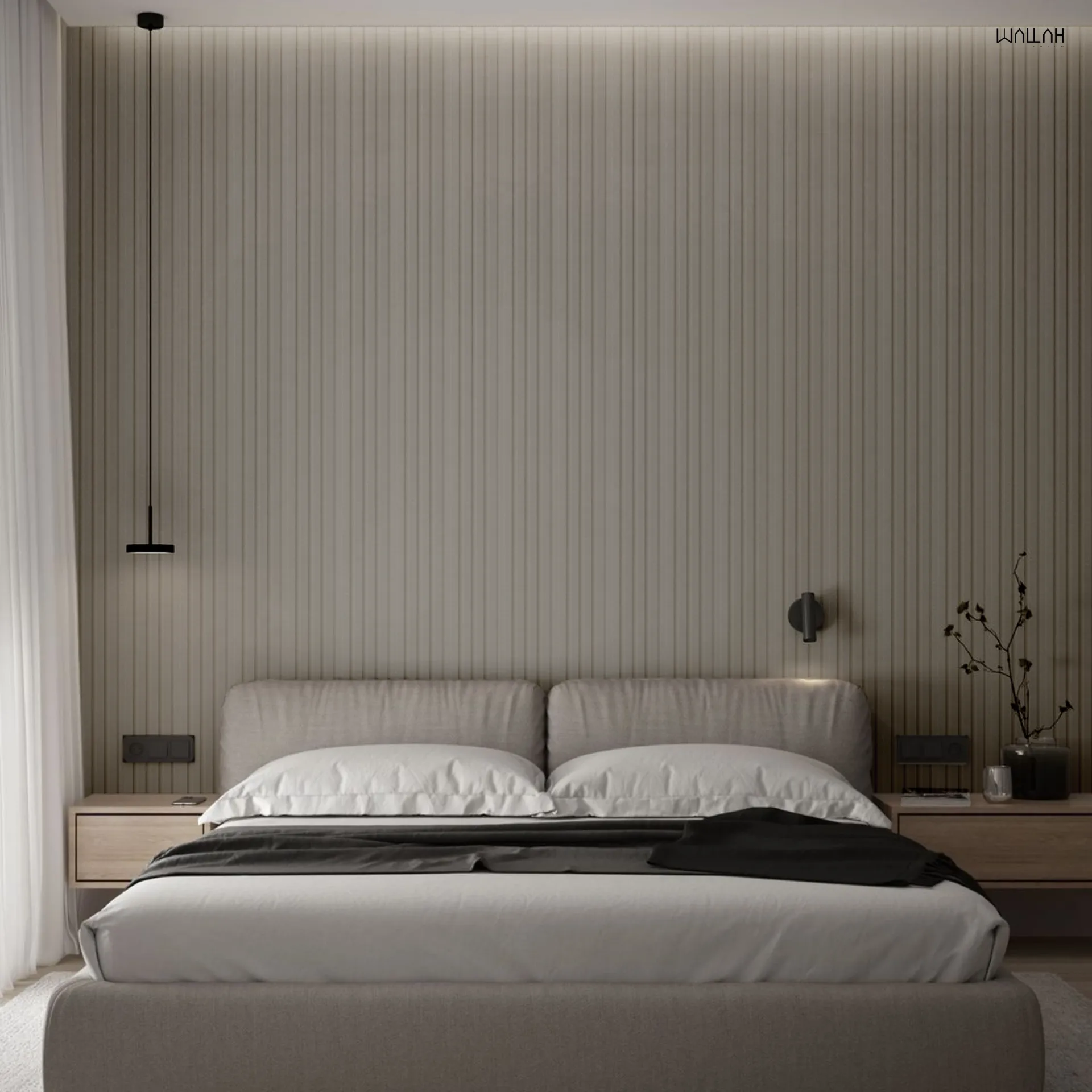 แผ่นผนังลายไม้ ไม้ระแนงตกแต่งผนัง WPC | WALLAH