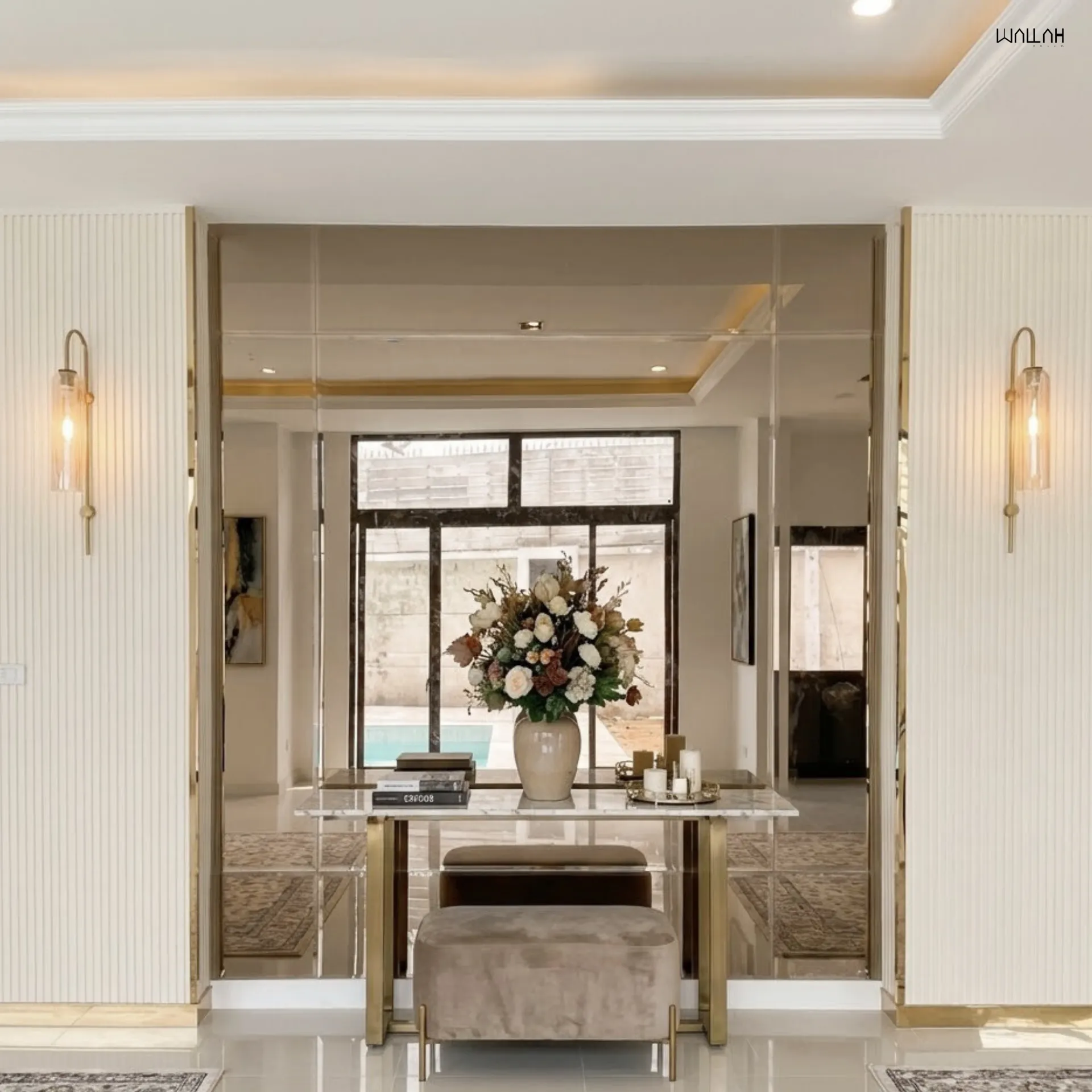 แผ่นผนังลายไม้ ไม้ระแนงตกแต่งผนัง WPC | WALLAH