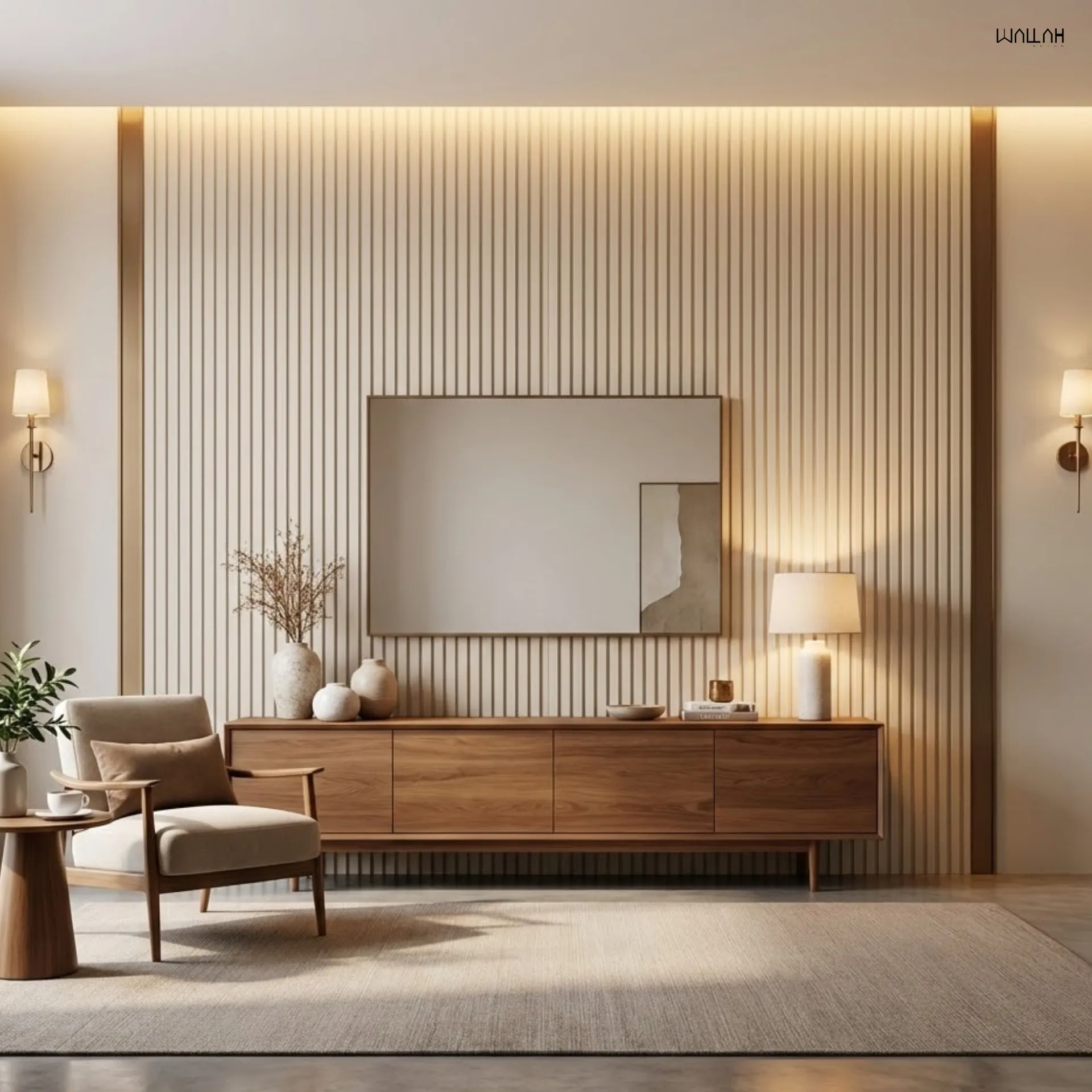 แผ่นผนังลายไม้ ไม้ระแนงตกแต่งผนัง WPC | WALLAH